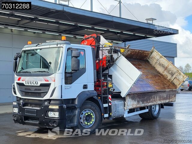 3-stranski nakladalnik Iveco Stralis 330 4X2 Fassi F135A.0.22 E-Active Kran ...