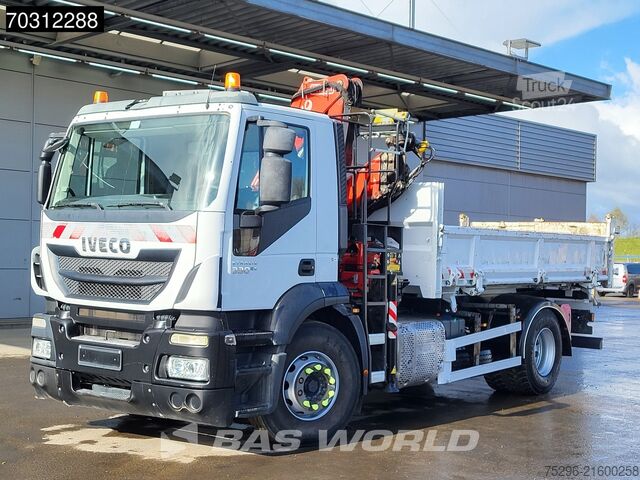 3-stranski nakladalnik Iveco Stralis 330 4X2 Fassi F135A.0.22 E-Active Kran ...