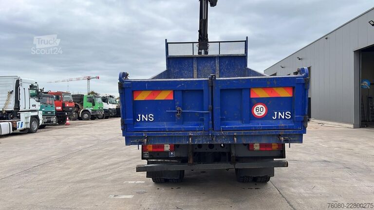 Sklápěč s jeřábem Mercedes-Benz Axor 1828 (BELGIAN TRUCK / HIAB 122 E / MANUAL ...