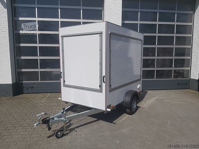 Vending trailer TRAILERSHOP 3 Klappen Multi Event Trailer Hecktür 230 V lager