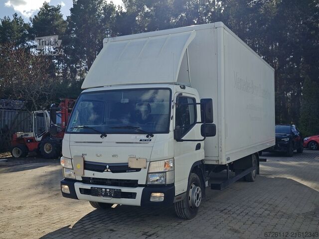Mitsubishi FUSO Canter automatic, air conditioning, SAXAS box body, tail lift Mitsubishi FUSO