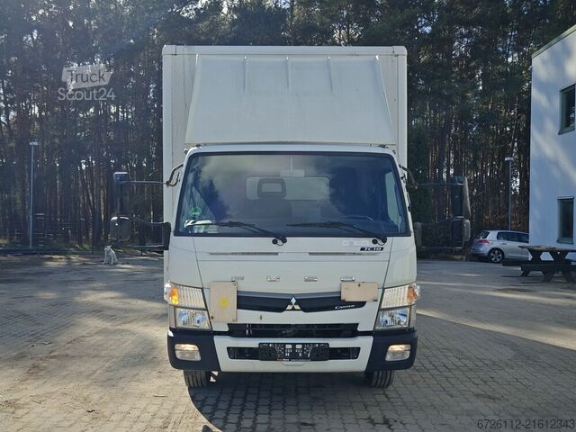 Mitsubishi FUSO Canter automatic, air conditioning, SAXAS box body, tail lift Mitsubishi FUSO