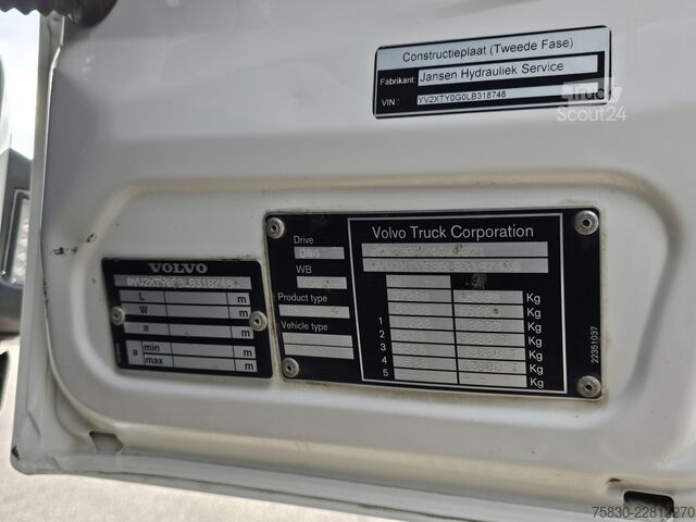 Кабелна система Volvo FMX 470 8x4 / 30t KABEL - CONTAINER SYSTEEM