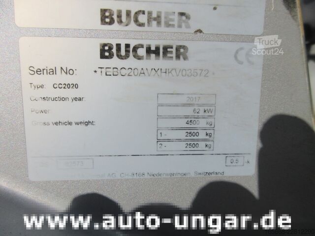 Barredora de calzadas Bucher CityCat CC 2020 Euro 6 Hochdruckreiniger