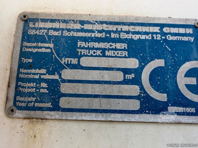 خلاط MAN TGS 26.440 6X4 LIEBHERR MIXER HTM 604 - 6m³ - W...