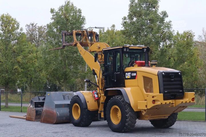 Kolový nakladač Caterpillar 938 M | 2X BUCKET | JIB | FORKS | BSS | GOOD CO...