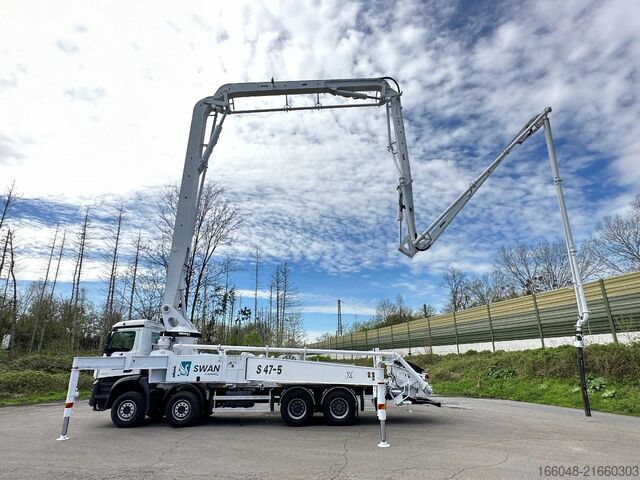 Бетононасос Mercedes-Benz Arocs 4142 Mercedes-Benz Arocs 5 4542 8x4 SWAN ...