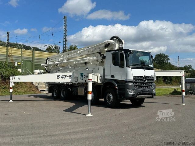 Bomba de betão Mercedes-Benz Arocs 4142 Arocs 5 4142 8x4 SWAN TSP 47-5 160RZ...