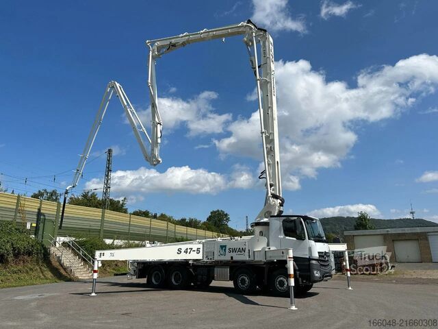 Bomba de betão Mercedes-Benz Arocs 4142 Arocs 5 4142 8x4 SWAN TSP 47-5 160RZ...