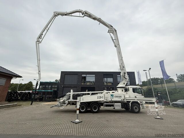 Čerpadlo na beton MAN TGS 26.520 SWAN TSP 38-5 160RZ ( 38m )