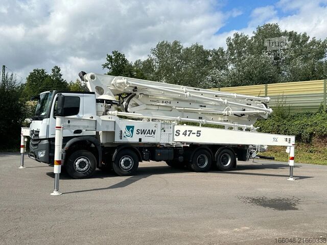 مضخة الخرسانة Mercedes-Benz Arocs 4142 Arocs 5 4142 8x4 SWAN TSP 47-5 160RZ...