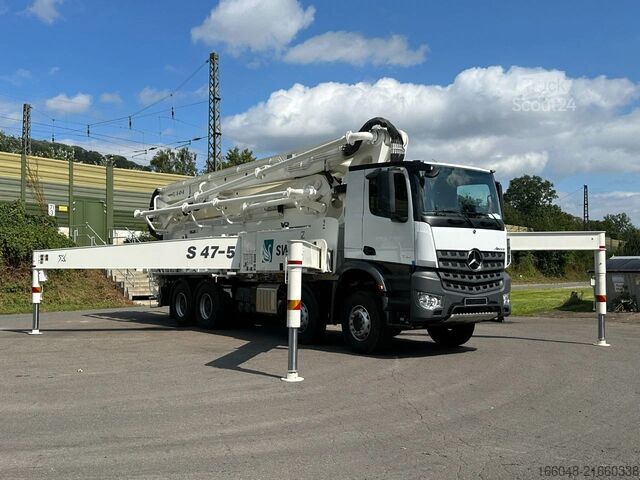 مضخة الخرسانة Mercedes-Benz Arocs 4142 Arocs 5 4142 8x4 SWAN TSP 47-5 160RZ...