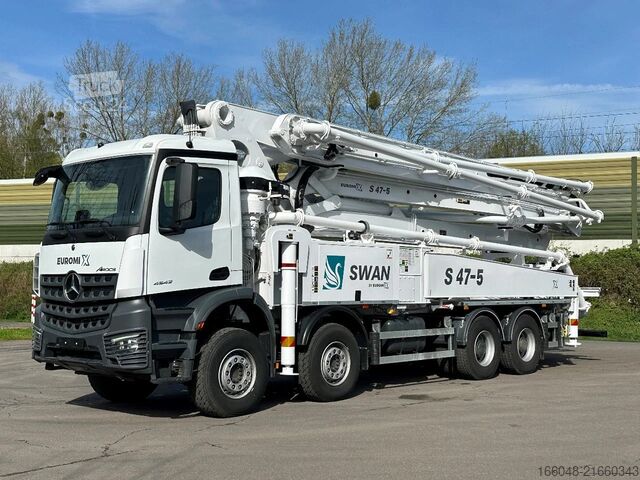 Betongpumpe Mercedes-Benz Arocs 4142 Mercedes-Benz Arocs 5 4542 8x4 SWAN ...
