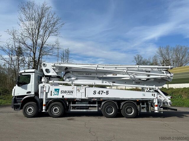 Betongpumpe Mercedes-Benz Arocs 4142 Mercedes-Benz Arocs 5 4542 8x4 SWAN ...