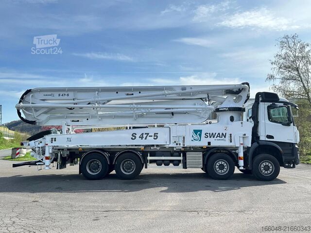 Betongpumpe Mercedes-Benz Arocs 4142 Mercedes-Benz Arocs 5 4542 8x4 SWAN ...