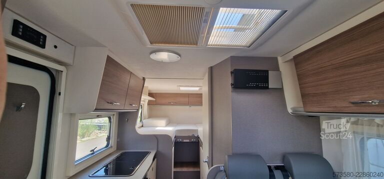 Half-integraal camper 2025 Etrusco V6.6SF Fiat Ducato | Auto Schlafmöglichkeiten für 2