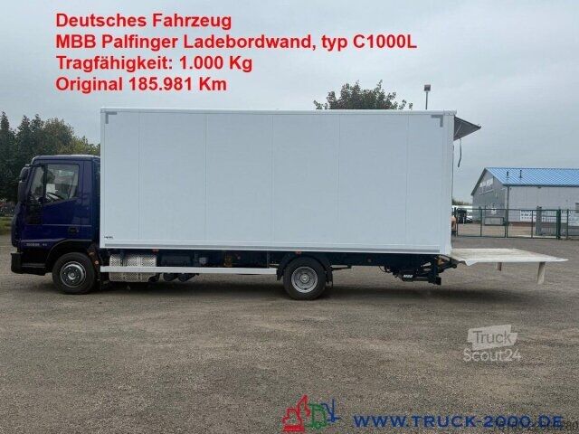 Furgons ar kasti Iveco 100E22 Koffer LBW MBB Palfinger Klima NUR 185TKM