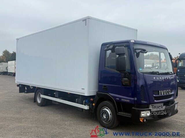 Furgons ar kasti Iveco 100E22 Koffer LBW MBB Palfinger Klima NUR 185TKM