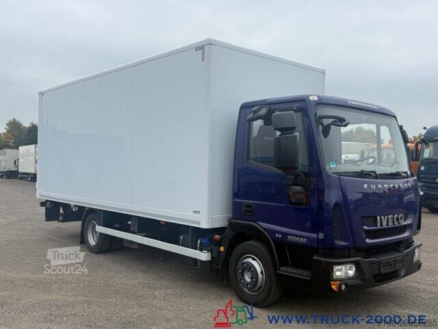Kastes kravas automašīna Iveco 100E22 Koffer LBW MBB Palfinger Klima NUR 185TKM