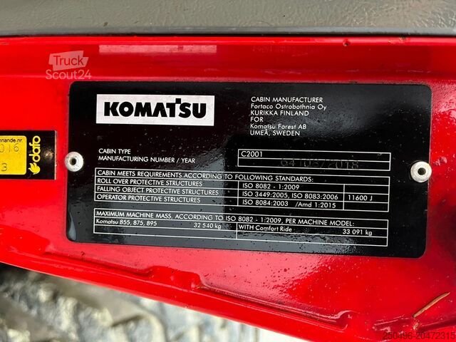 Спедитор Komatsu 895 8x8 LOADFLEX / CRANE 165F