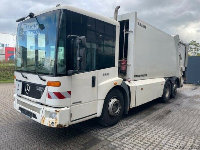 Garbage truck Mercedes-Benz 2633 6x2 Econic Faun Vario II 524 V19 Nr 520293