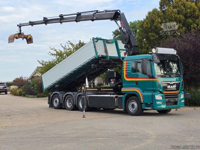  MAN TGS 35.500 8x4 KRAAN/CONTAINER/KIPPER!! AFSTAND...