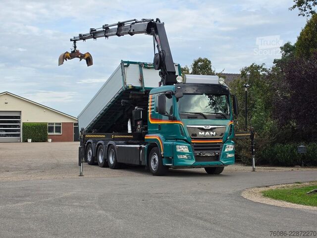  MAN TGS 35.500 8x4 KRAAN/CONTAINER/KIPPER!! AFSTAND...