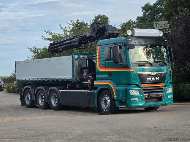  MAN TGS 35.500 8x4 KRAAN/CONTAINER/KIPPER!! AFSTAND...
