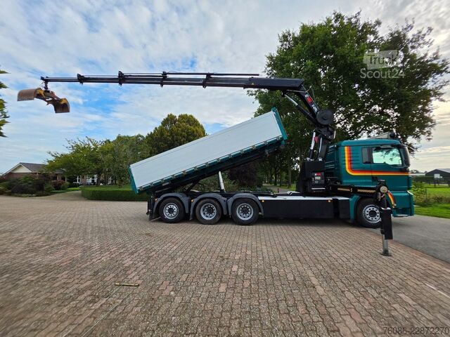  MAN TGS 35.500 8x4 KRAAN/CONTAINER/KIPPER!! AFSTAND...