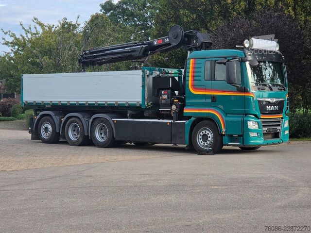  MAN TGS 35.500 8x4 KRAAN/CONTAINER/KIPPER!! AFSTAND...