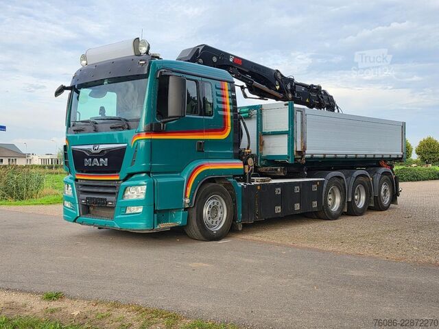  MAN TGS 35.500 8x4 KRAAN/CONTAINER/KIPPER!! AFSTAND...