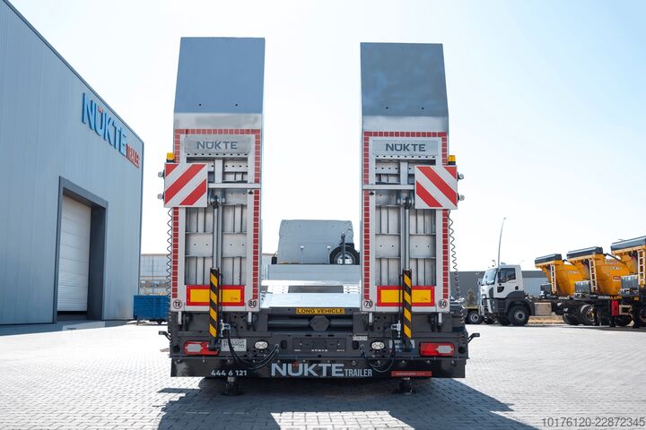 Niskopodni poluprikolica za transport građevinskih mašina Nükte Trailer 3 Axle Standard Lowbed Trailer