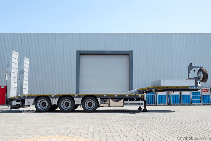 Niskopodni poluprikolica za transport građevinskih mašina Nükte Trailer 3 Axle Standard Lowbed Trailer