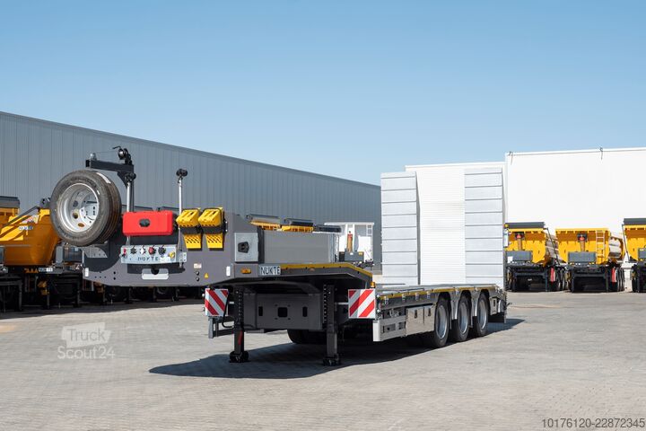 Niskopodni poluprikolica za transport građevinskih mašina Nükte Trailer 3 Axle Standard Lowbed Trailer
