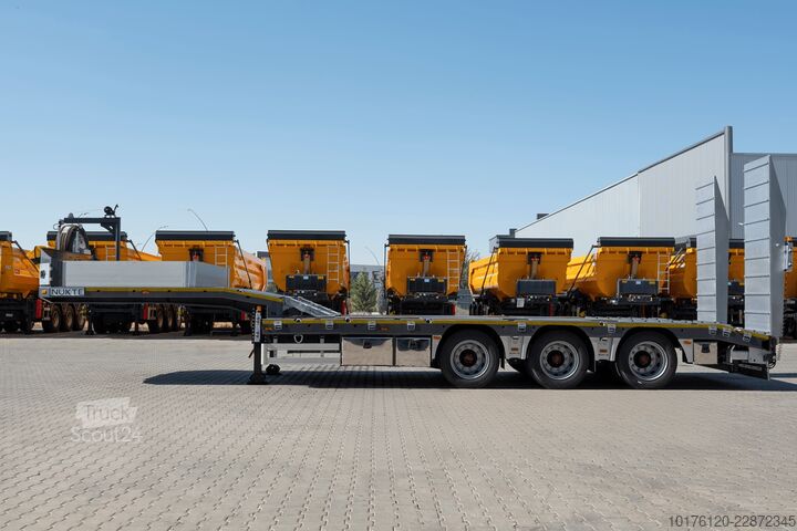 Niskopodni poluprikolica za transport građevinskih mašina Nükte Trailer 3 Axle Standard Lowbed Trailer