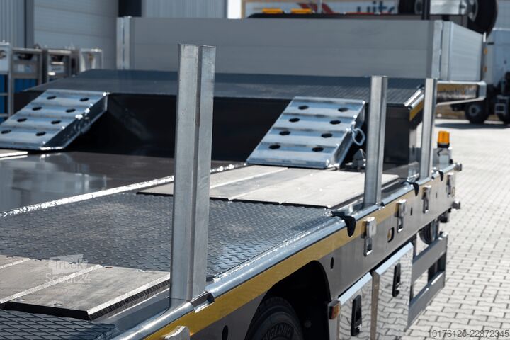 Niskopodni poluprikolica za transport građevinskih mašina Nükte Trailer 3 Axle Standard Lowbed Trailer