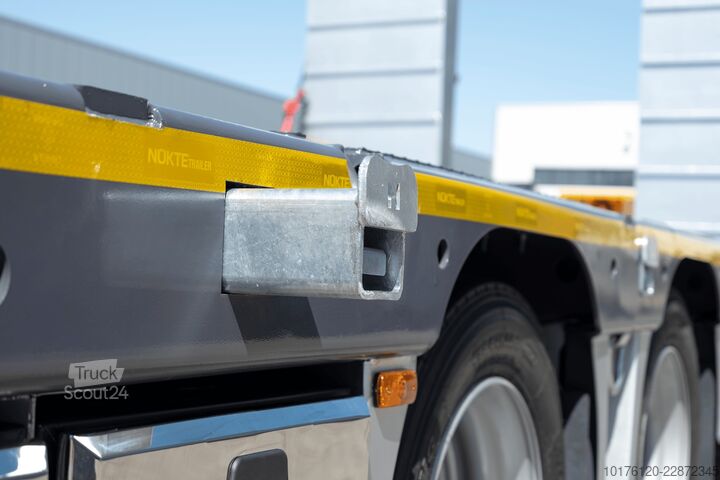 Niskopodni poluprikolica za transport građevinskih mašina Nükte Trailer 3 Axle Standard Lowbed Trailer