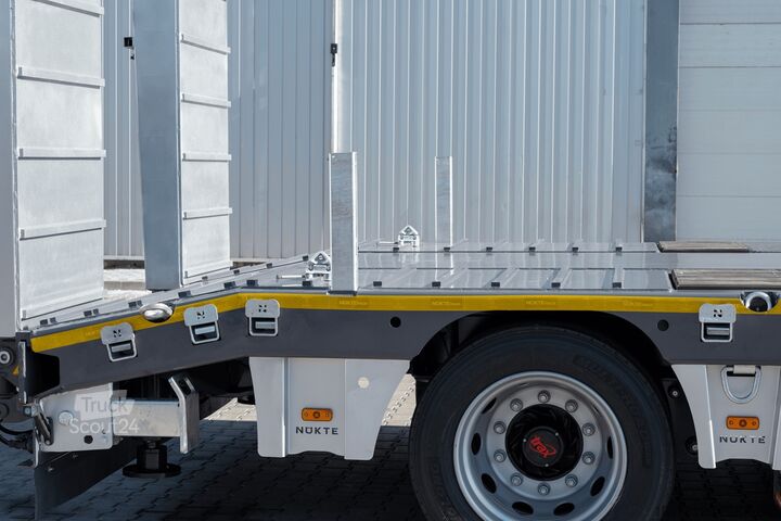 Niskopodni poluprikolica za transport građevinskih mašina Nükte Trailer 3 Axle Standard Lowbed Trailer