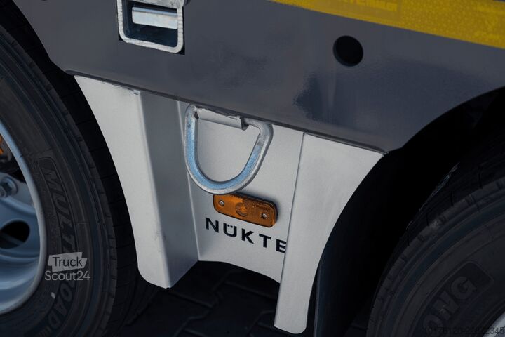 Niskopodni poluprikolica za transport građevinskih mašina Nükte Trailer 3 Axle Standard Lowbed Trailer