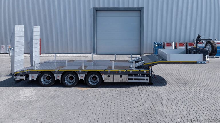 Niskopodni poluprikolica za transport građevinskih mašina Nükte Trailer 3 Axle Standard Lowbed Trailer