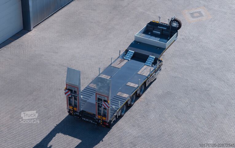 Niskopodni poluprikolica za transport građevinskih mašina Nükte Trailer 3 Axle Standard Lowbed Trailer