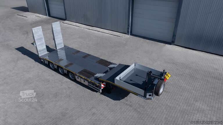 Niskopodni poluprikolica za transport građevinskih mašina Nükte Trailer 3 Axle Standard Lowbed Trailer