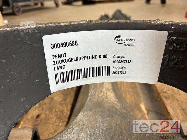 Tractor Fendt FENDT ZUGKUGELKUPPLUNG K 80 LANG