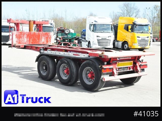 Semirremolque volquete MEIERLING MSA 27, Kippchassi, 20'' Container, Kipper, Alurahmen