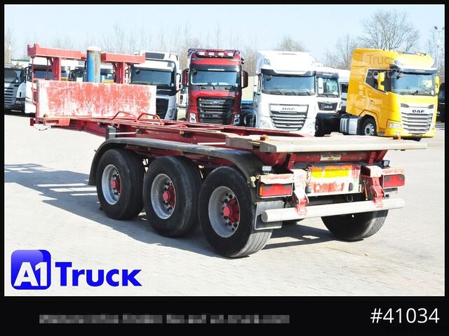 Semirremolque volquete MEIERLING MSA 27, Kippchassi, 20'' Container, Kipper, Alurahmen