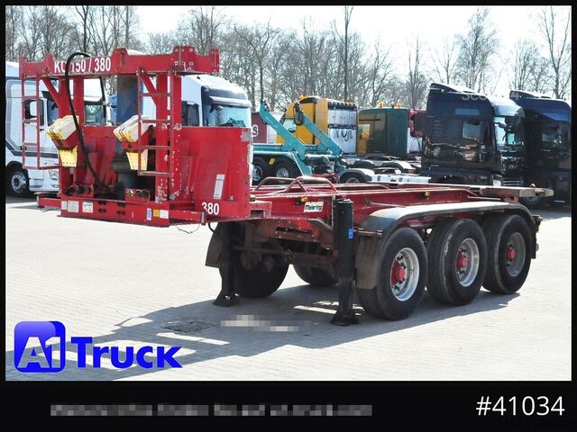 Semirremolque volquete MEIERLING MSA 27, Kippchassi, 20'' Container, Kipper, Alurahmen