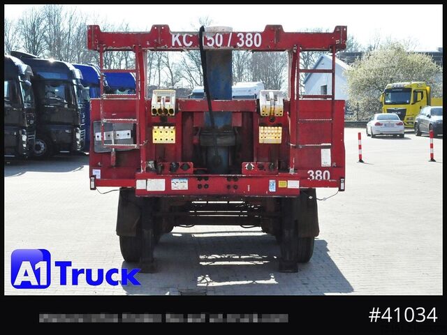 Semirremolque volquete MEIERLING MSA 27, Kippchassi, 20'' Container, Kipper, Alurahmen