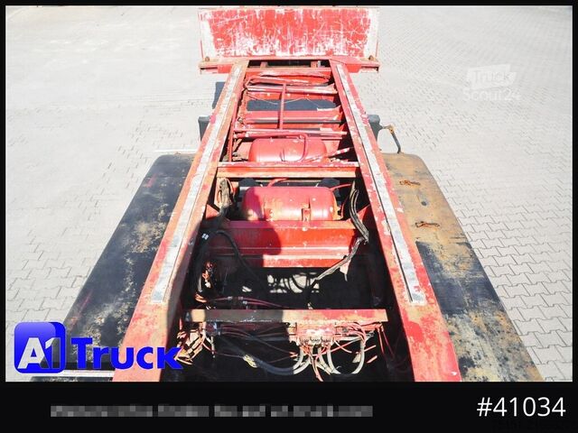 Semirremolque volquete MEIERLING MSA 27, Kippchassi, 20'' Container, Kipper, Alurahmen