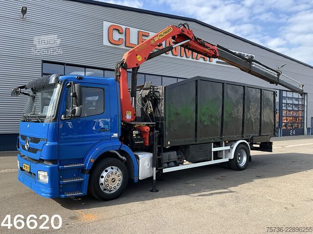 Vinç kamyonu Mercedes-Benz Axor 1824 Euro 5 Palfinger 15 Tonmeter laadkraan