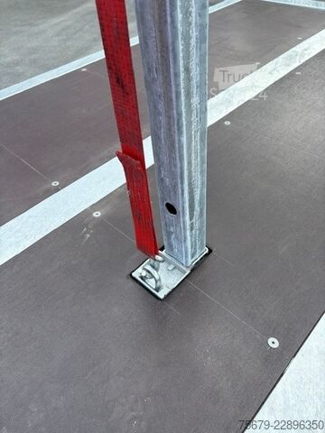 Výměnná nástavba s plošinou a plachtou Kögel Wechselrahmen, BDF-System, 7.450 mm lang.